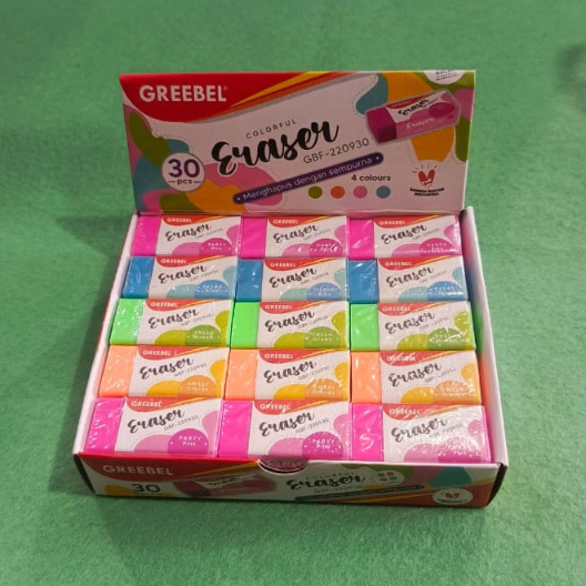 

GREEBEL COLORFUL ERASER GBF-220930 | PENGHAPUS WARNA