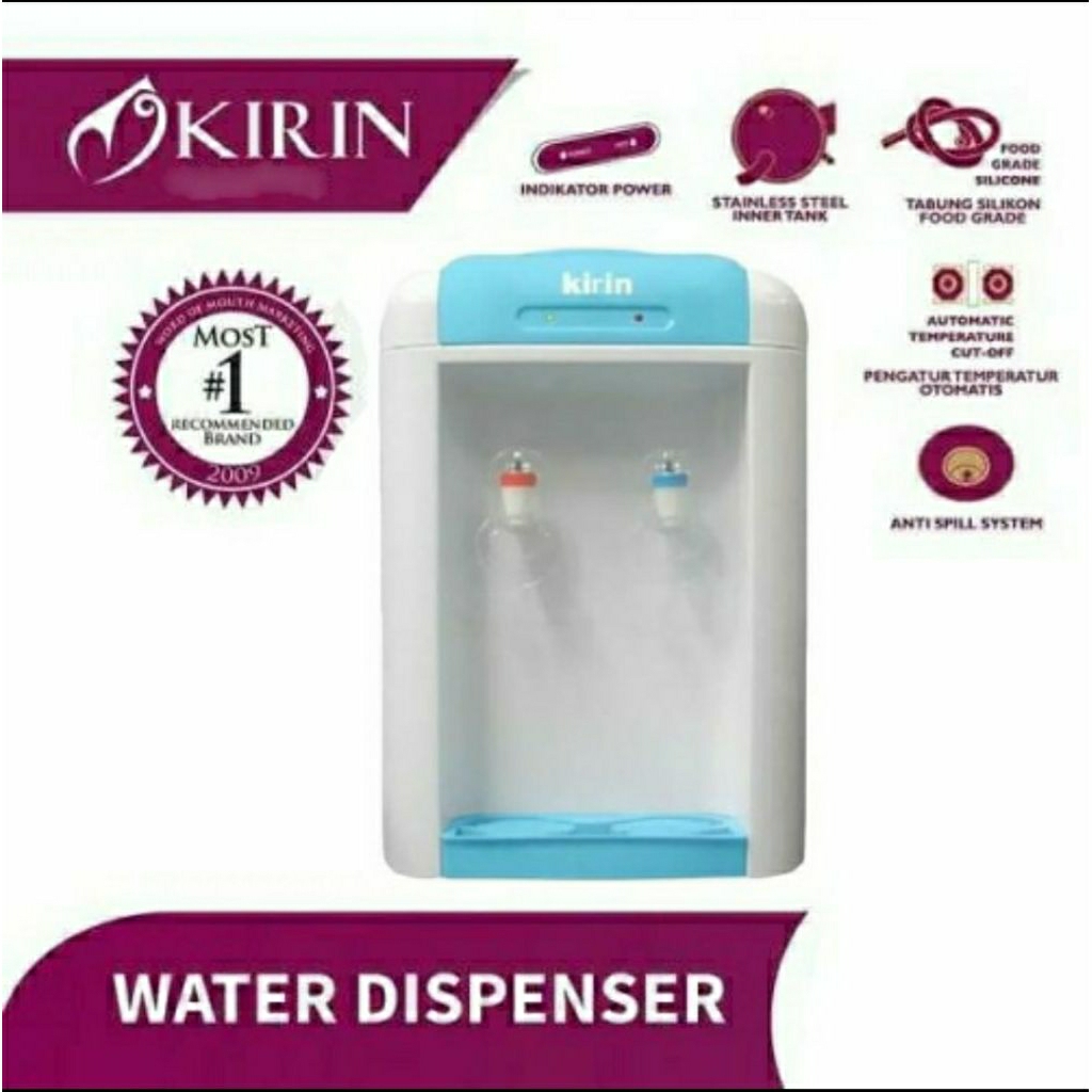Kirin KWD-105HN Water Dispenser Meja Air Panas Normal Garansi Resmi SNI