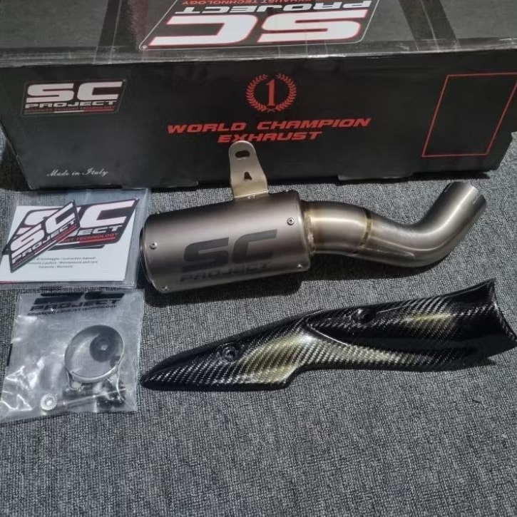 KNALPOT SLIP SC PROJECT CRT TITANIUM KAWASAKI Z900