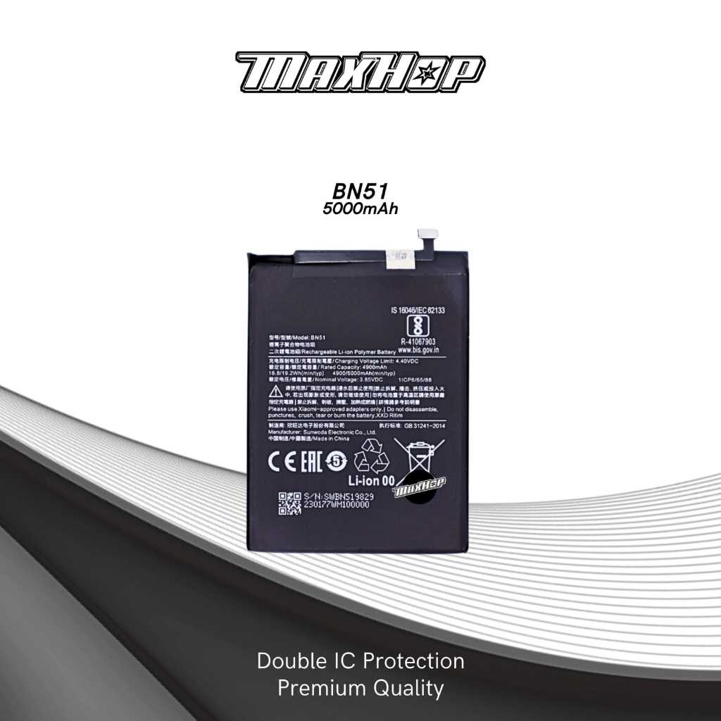 Baterai Redmi 8 / Redmi 8a / Redmi 8 Pro BN51 Battery Handphone BN51