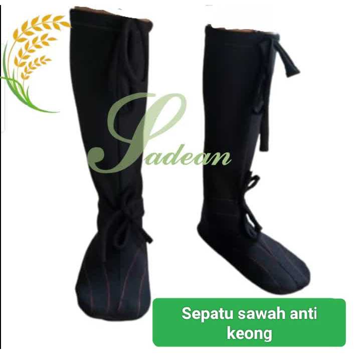 Sepatu kerja pria wanita petani sawah anti keong