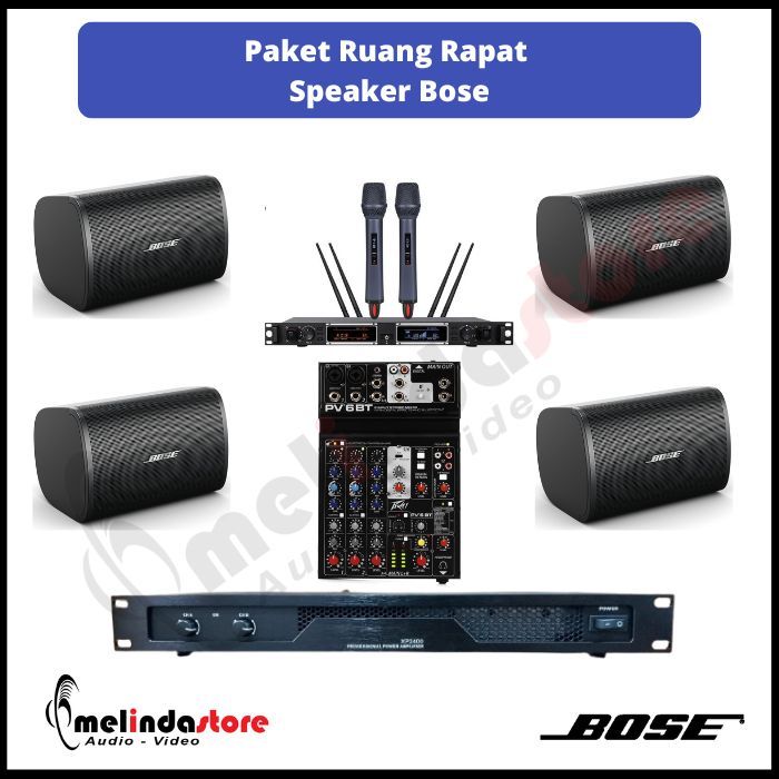 Paket Sound System Ruang Rapat Speaker Bose
