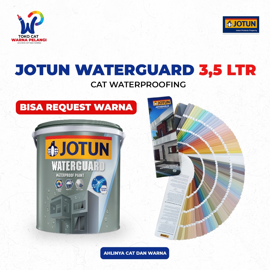 Cat Tembok Waterproof JOTUN WATERGUARD 3,5 Ltr (4 Kg)