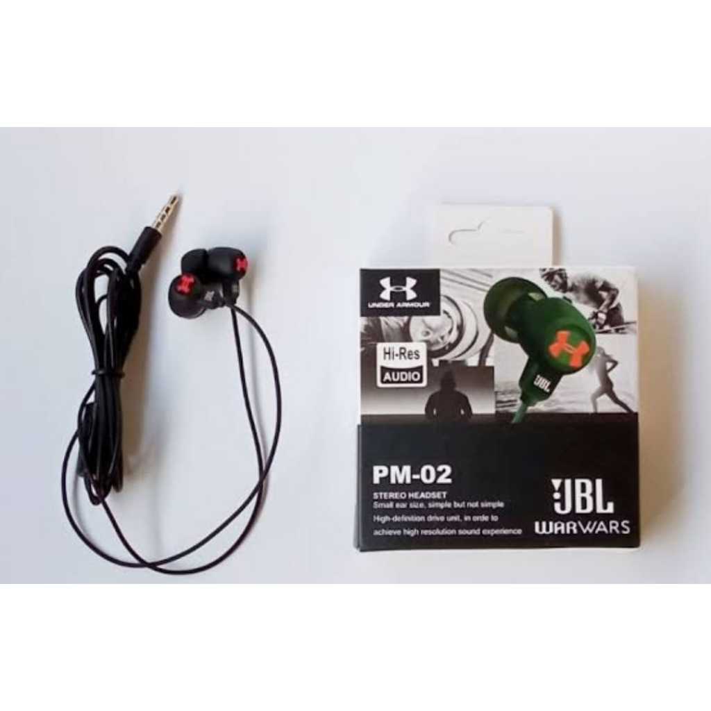 READY HEADSET PM02 UBL HEADSET MURAH WARNA HITAM