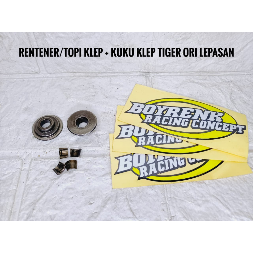 RENTAINER TOPI KLEP TIGER + KUKU KLEP / KUKU MACAN TIGER ORI LEPASAN - BOYRENK