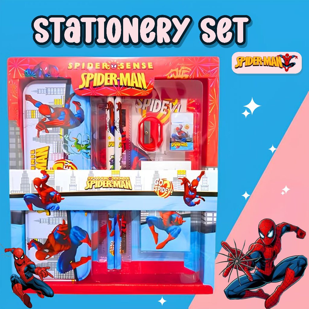 

[ATK] Stationery Set Paket Alat Tulis Anak Karakter Spider And Cars