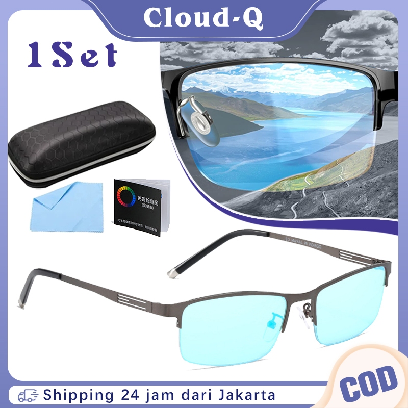 Kacamata Koreksi Buta Warna Anti Bluelight / Tes Buta Warna / Kacamata Buta Warna