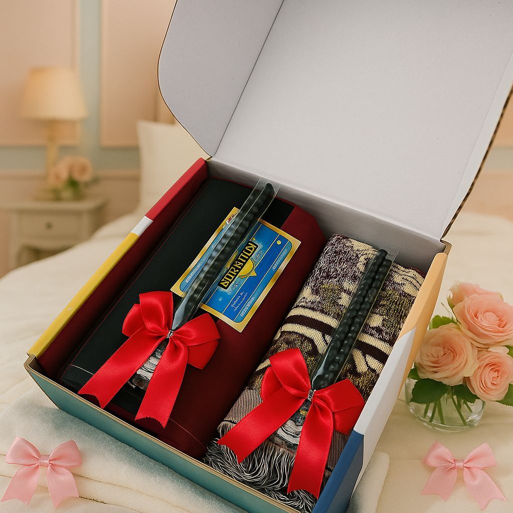 Hampers Alat Sholat Pria / Hampers Lebaran / Hampers Ramadhan Paket Sarung dan Sajadah