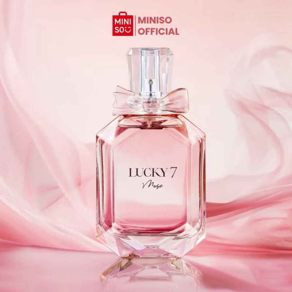 MINISO PARFUM WANITA LUCKY 7 EAU DE PARFUM WANGI AWET TAHAN LAMA GODDES BLOOM