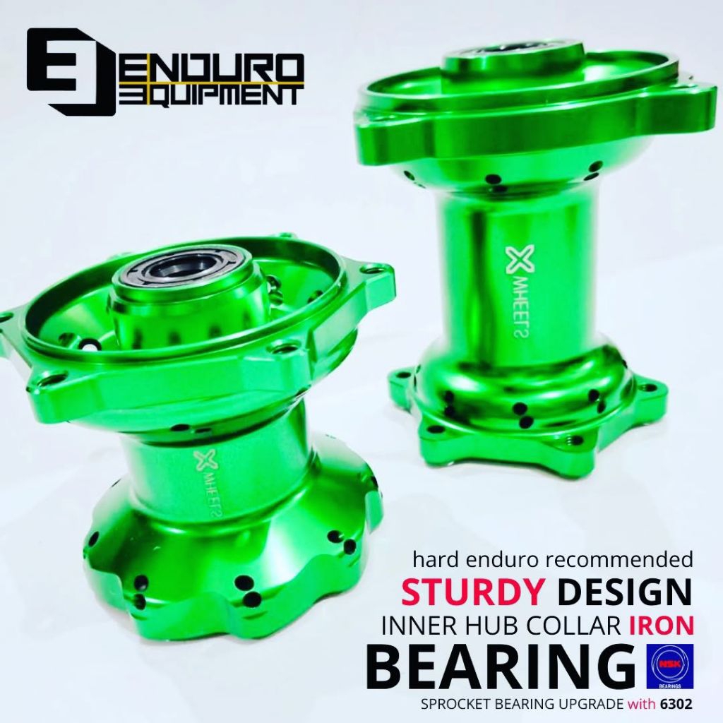 TROMOL CNC KLX140 KLX150 X-WHEELS CNC T6 DOUBLE BEARING