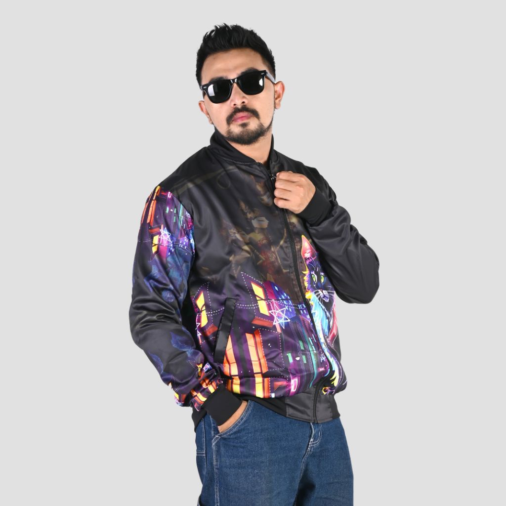 [G2] Jaket Bomber Animal Series Velvet Premium