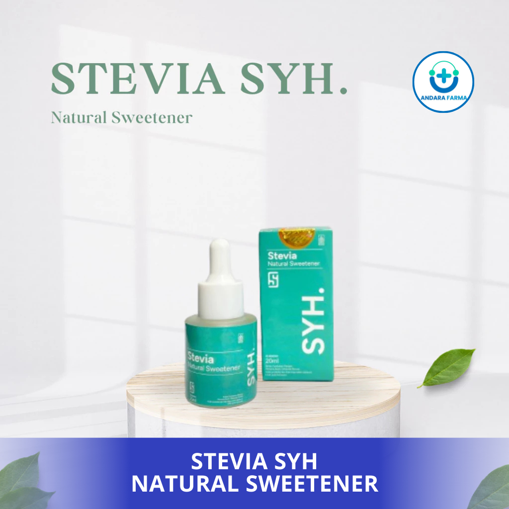 

Stevia SYH 20ml Pemanis Alami Natural Sweetener 0 Kalori BPOM