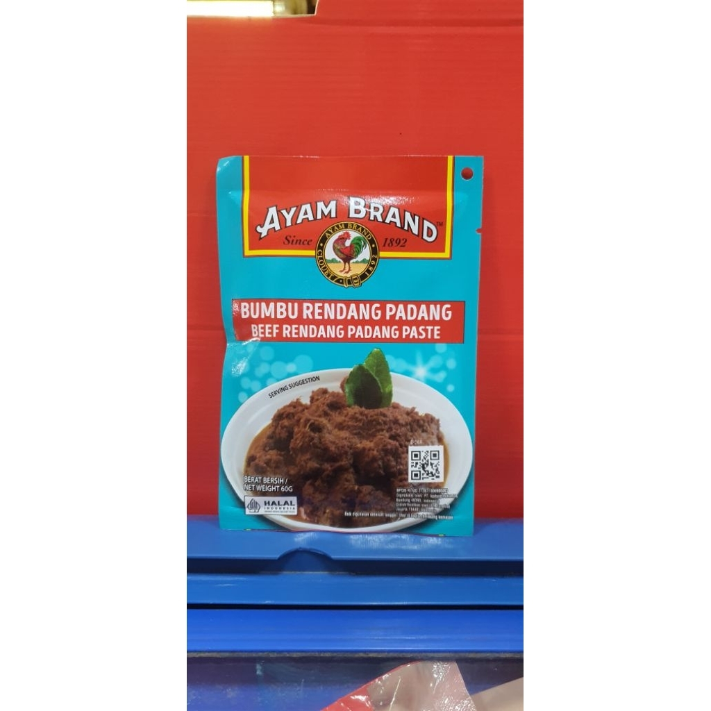

Ayam Brand Bumbu Rendang Padang / Opor Ayam / Rawon / Soto Ayam 60gr