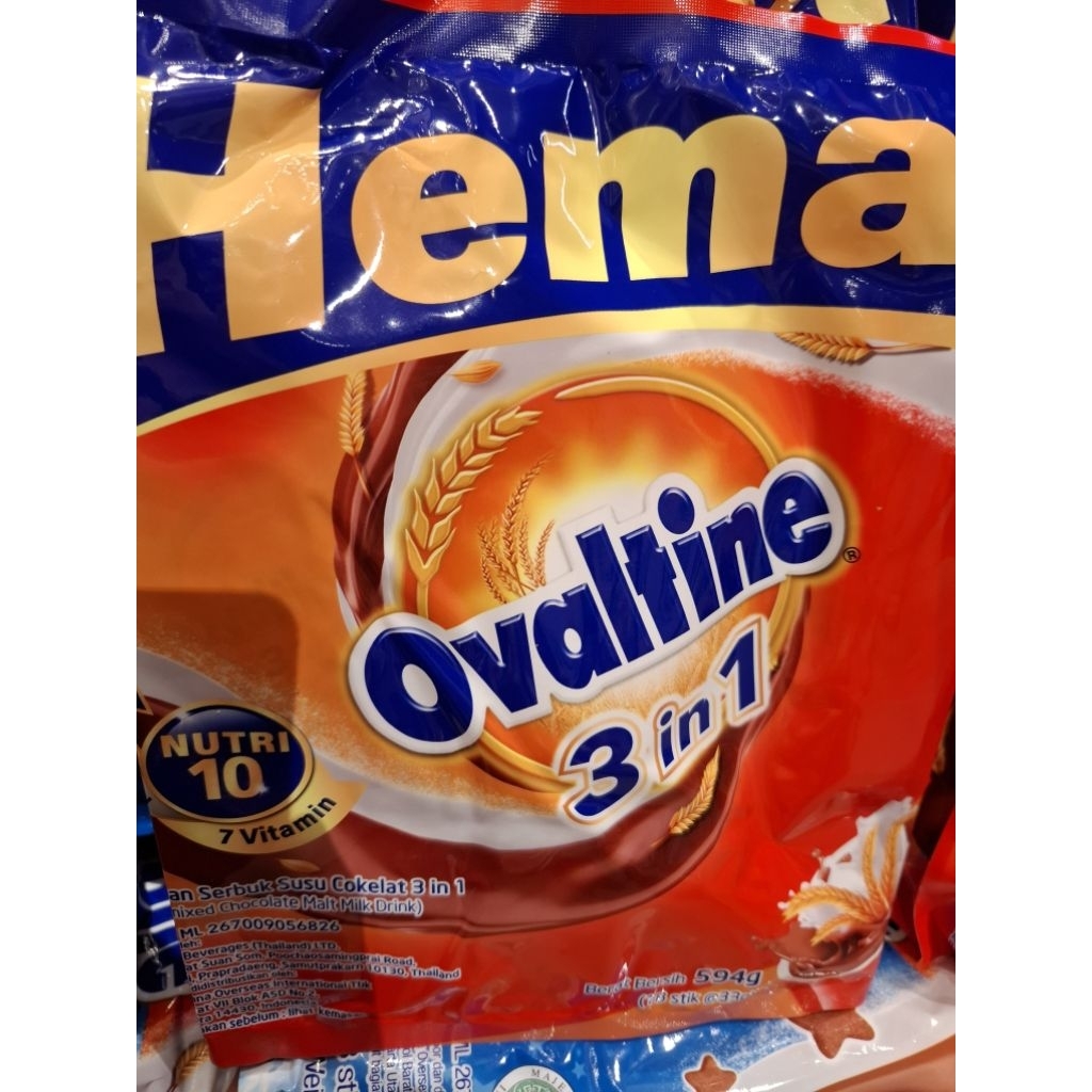 

Ovaltine 3 in 1 18x33gram / Crunchy stick 18x32gram promo sampai 10 September 2025