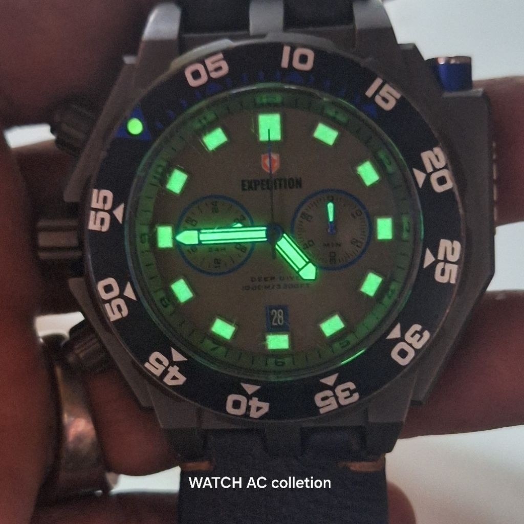 EXPEDITION E6641M cronograp rare second Terawat