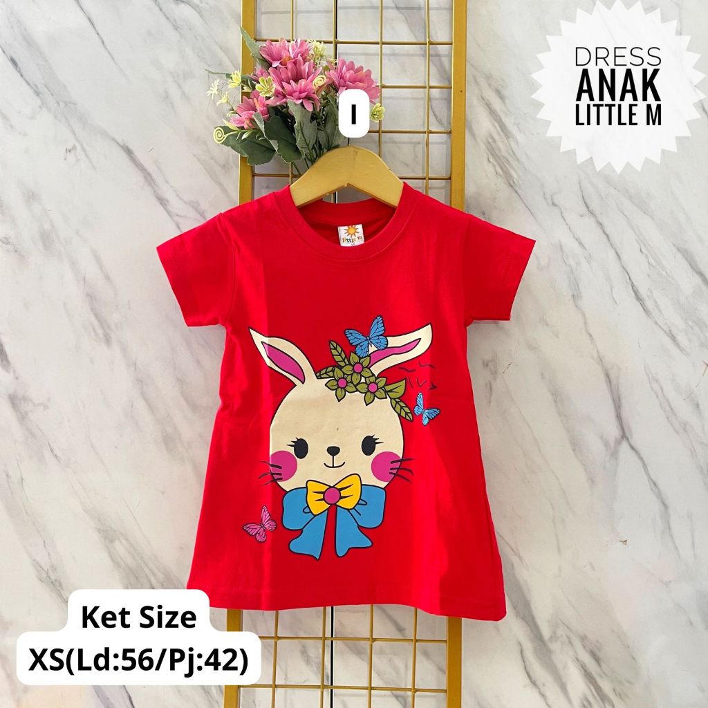 DRESS ANAK CEWEK LITTLE M ORI BRANDED MATAHARI