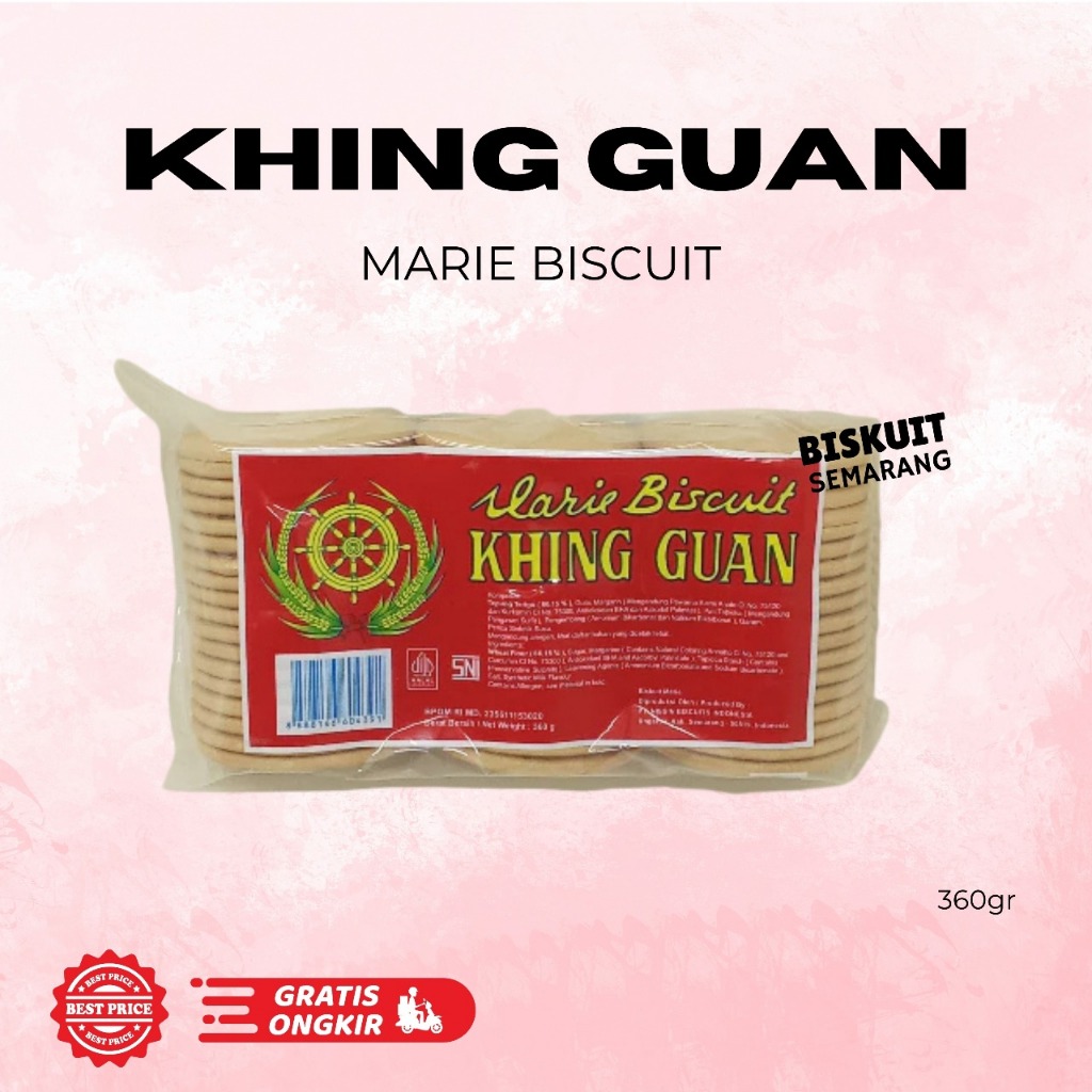 

Khing Guan Marie Biskuit 360gr BISKUIT SEMARANG