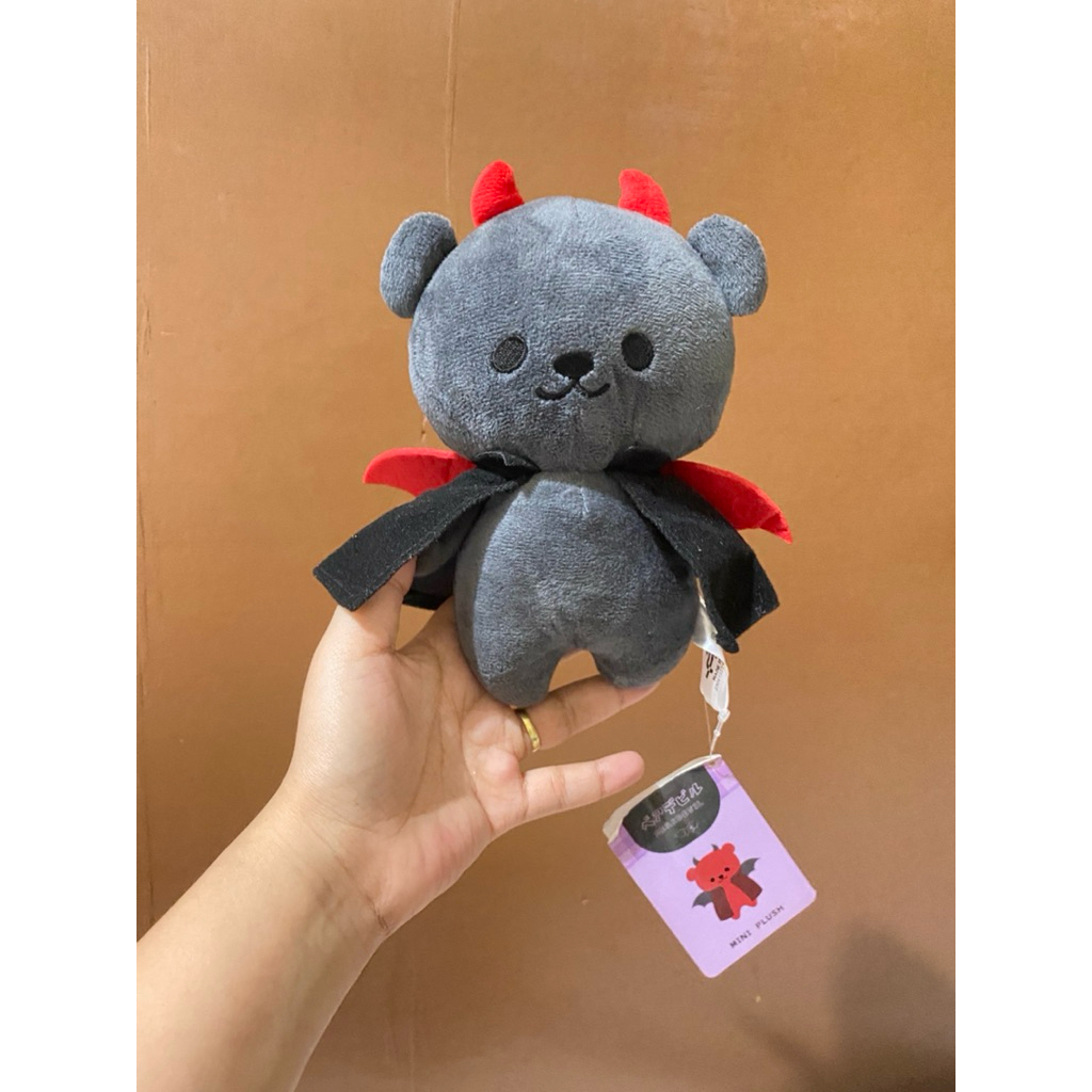 Boneka Karakter Bear Devil size 21cm Original / Boneka Bear Devil / Boneka Beruang / Boneka Devil / 