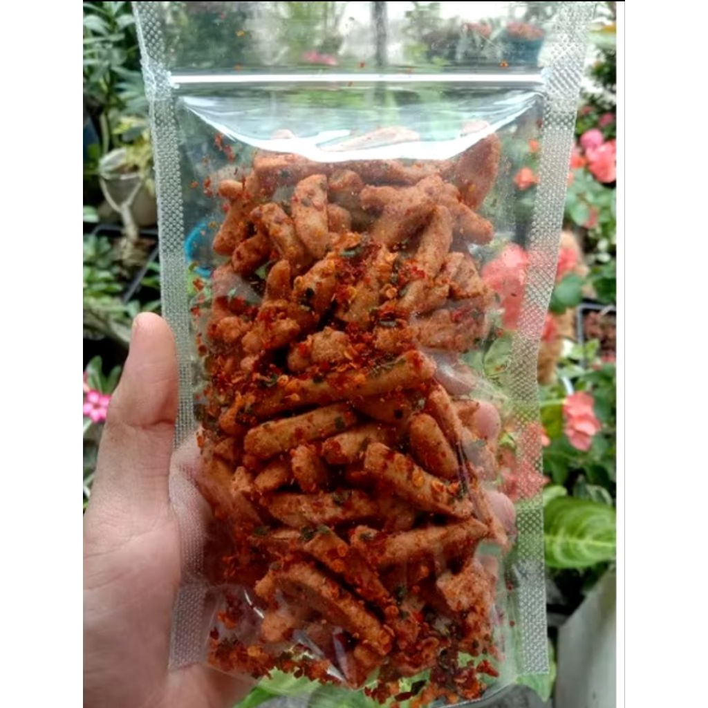 

Basreng Original Basreng Pedas Daun Jeruk 100 gr 250 gr Basreng Box 500mL Enak