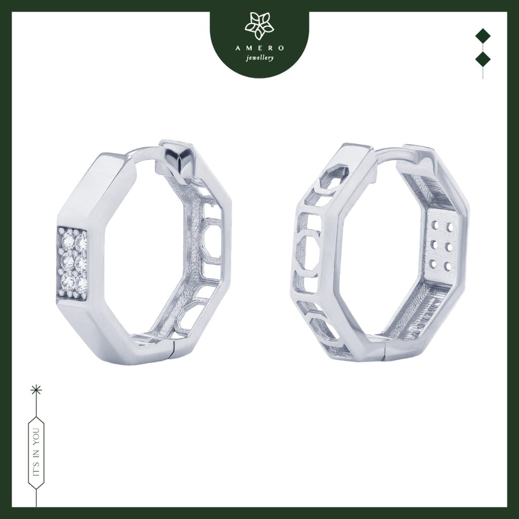 Anting Emas 17K Vinci VE-11 Amero Jewellery