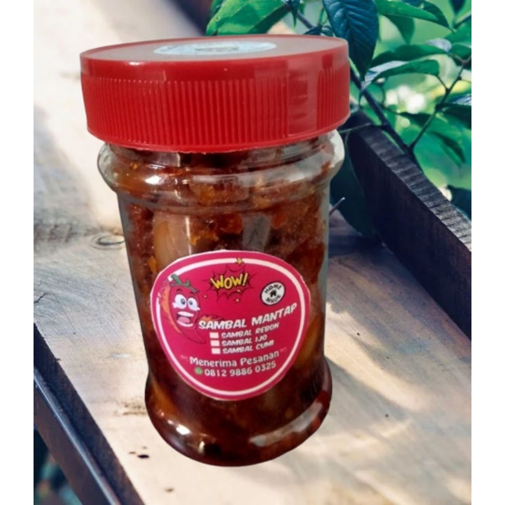 

sambal cumi asin pedas gurih nikmat tanpa pengawet