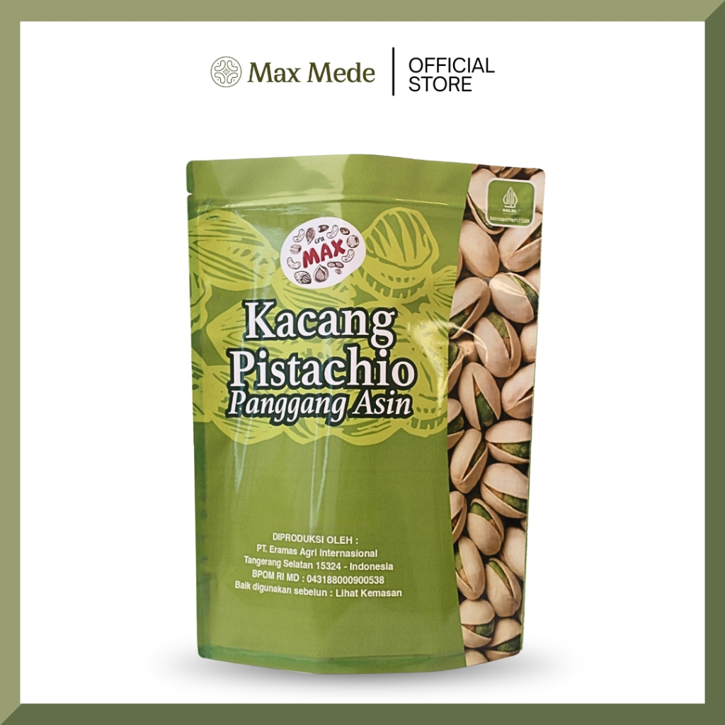 

Max Mede - Kacang Pistachio Panggang 1kg Kacang Pistachio Arab Fustuk Oleh Oleh Haji dan Umroh