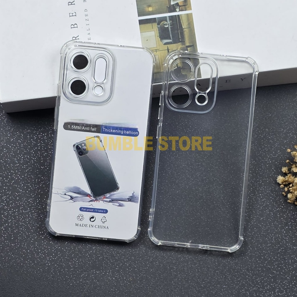 Bumble - Softcase Anticrack tebal Case Bening Oppo Reno 14 5G Oppo Reno 14 Pro Oppo Reno 14F