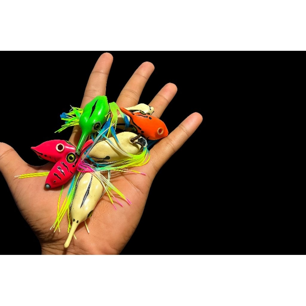 soft frog umpan casting ikan gabus