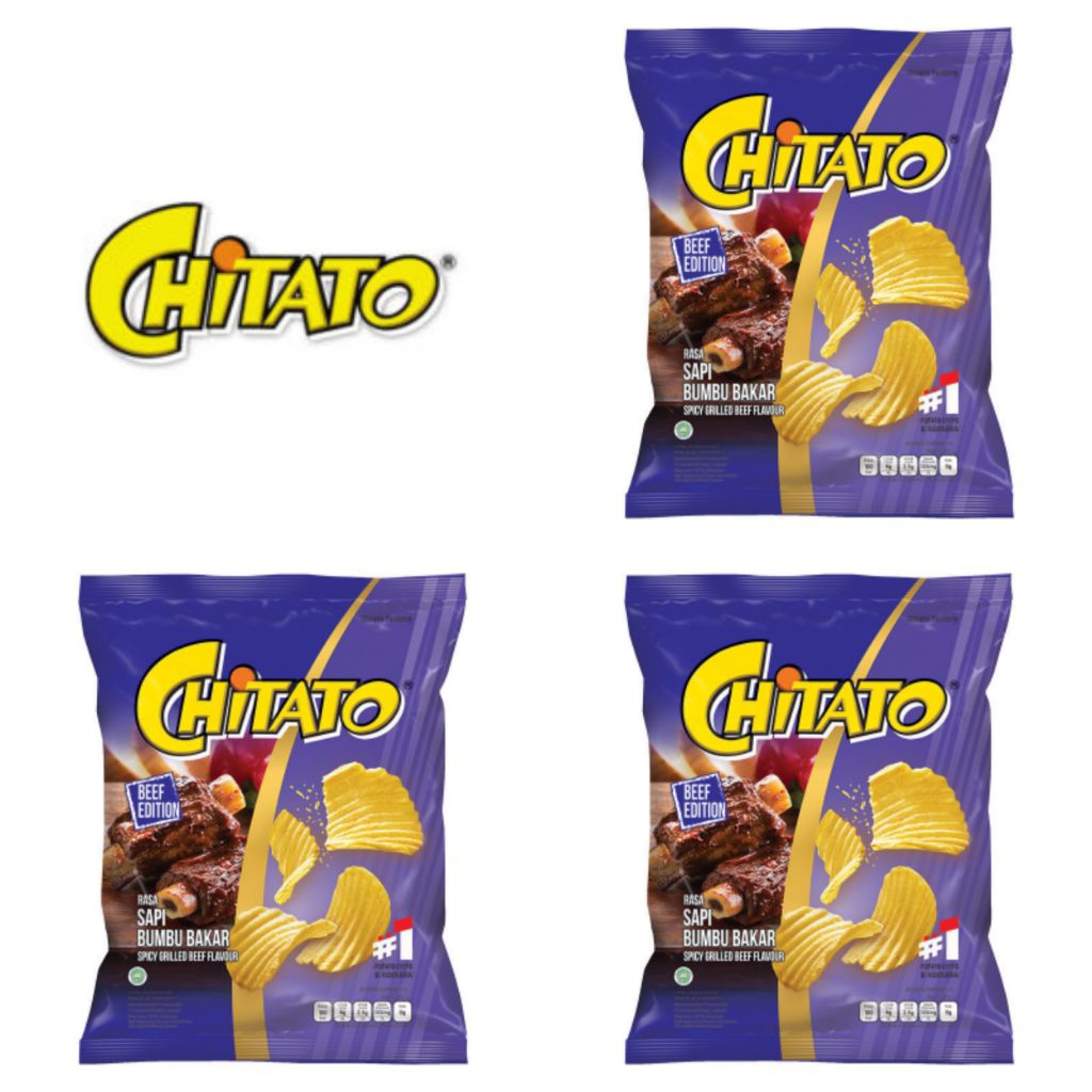 

Chitato Keripik Kentang Rasa Sapi Bumbu Bakar 65 Gr