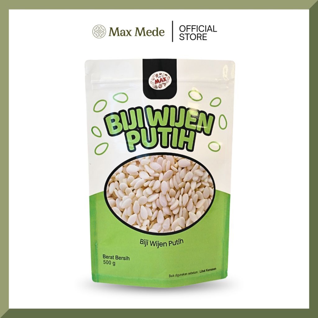 

Max Mede - Biji Wijen Putih Premium 1kg Taburan Kue Roti Dan Makanan