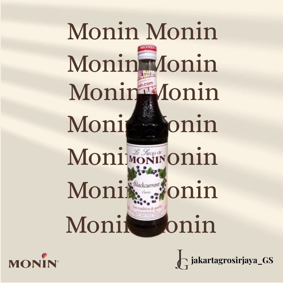 

SYRUP MONIN BLACKCURRANT 700 ml SIRUP BLACKCURRANT