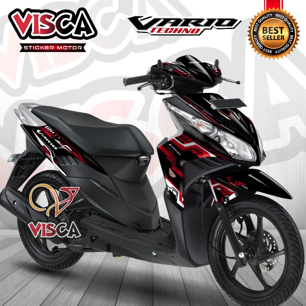 Decal Vario 110 Techno Full Body Stiker Vario 110 Techno Full Body Striping Vario 110 Techno Variasi