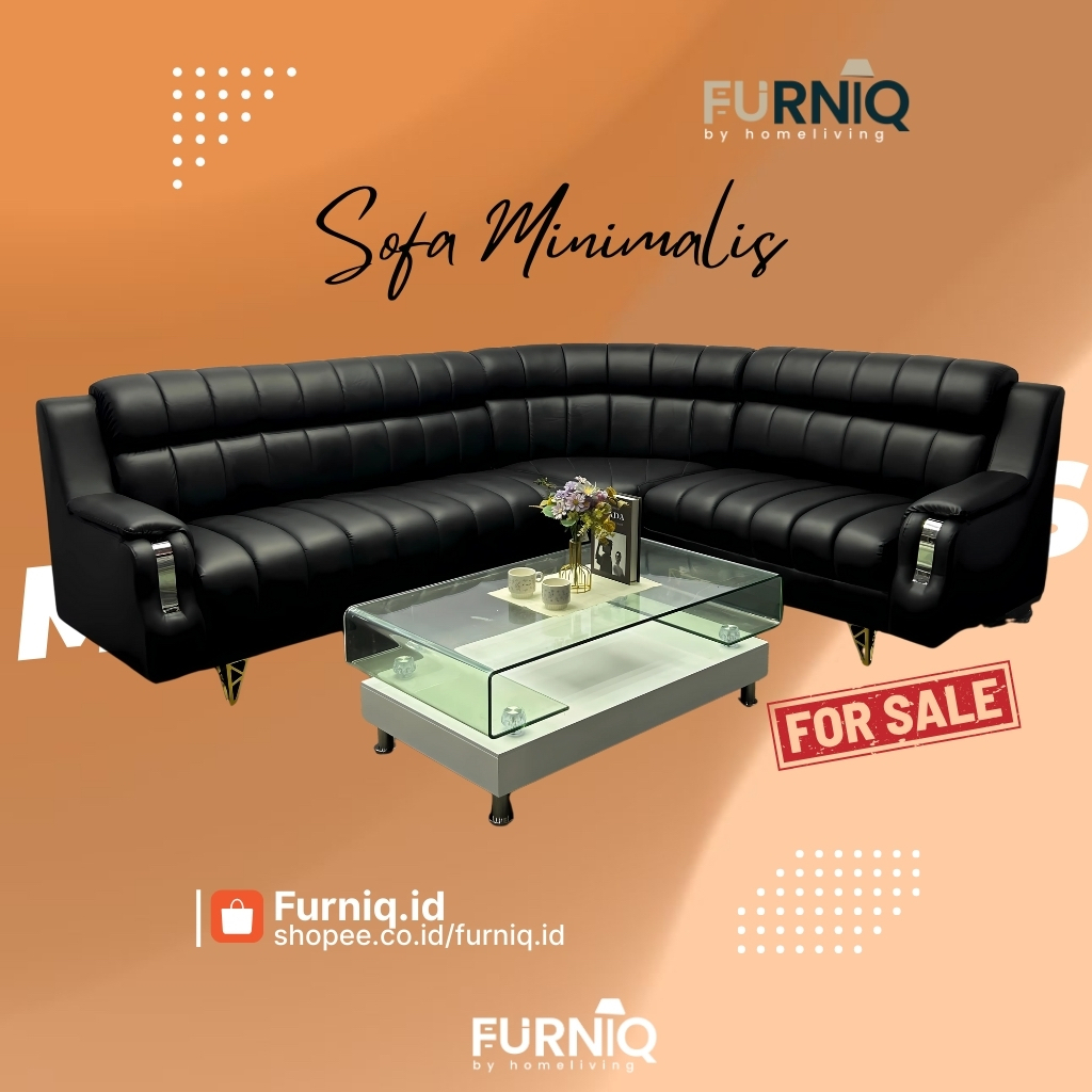 FURNIQ.ID - SOFA MINIMALIS L SABRINA - SOFA PREMIUM - SOFA KAIN - SOFA BELUDRU - SOFA KULIT - SOFA M
