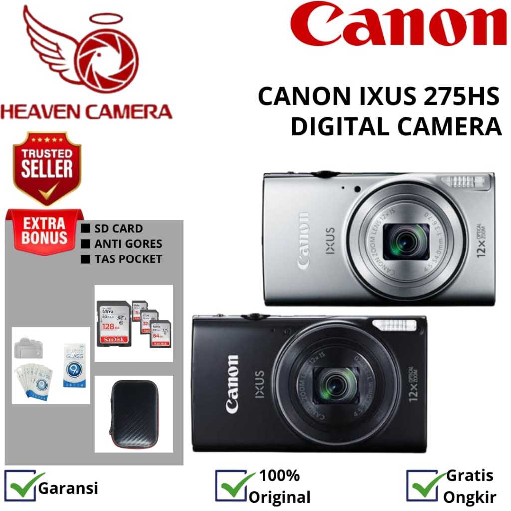 CANON IXUS 275HS / KAMERA CANON IXUS 275HS / CANON IXUS 275HS DIGITAL CAMERA