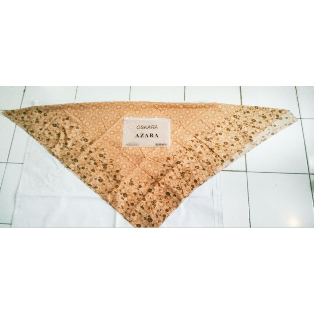 Hijab oskara motif seragam | Kerudung seragam motif oskara Azzahra