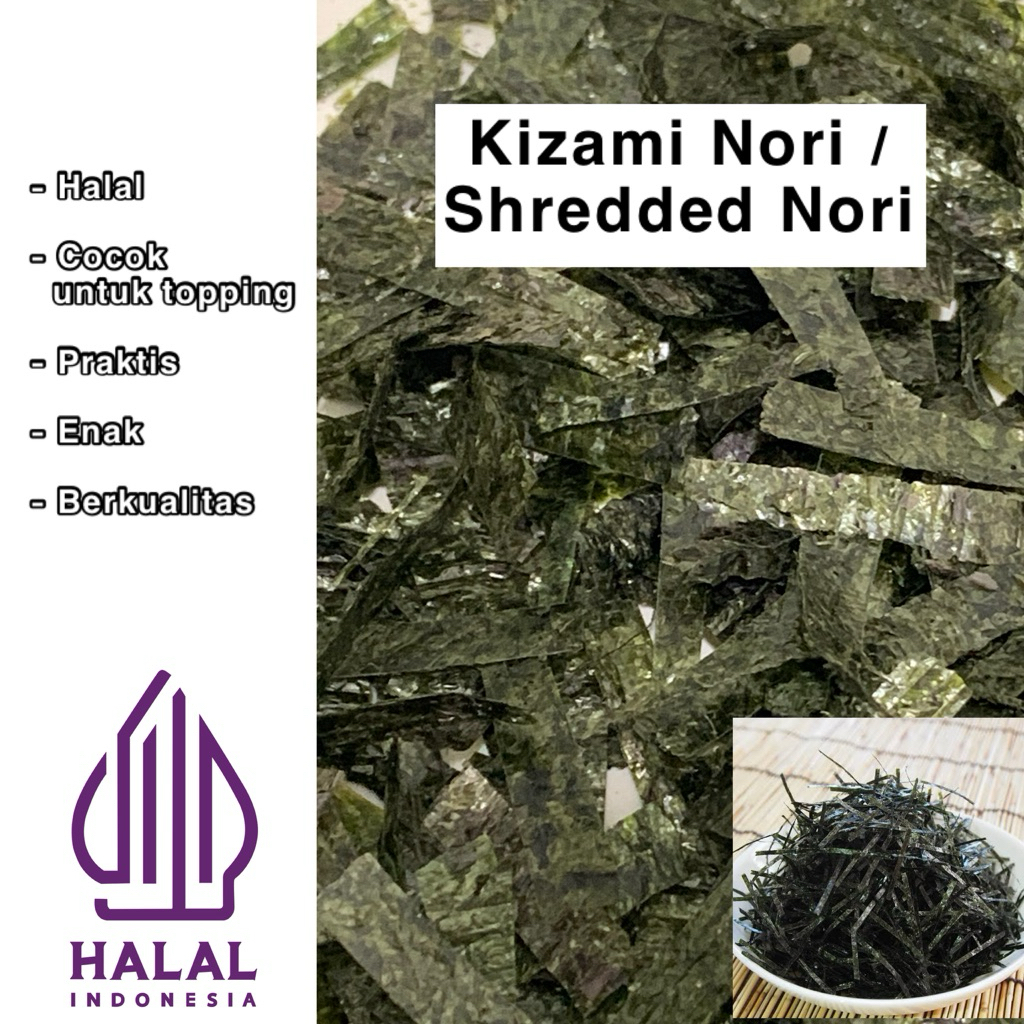 

Kizami Nori | Kizaminori | Shredded Nori | Nori Potongan | Nori Parut 8 gram
