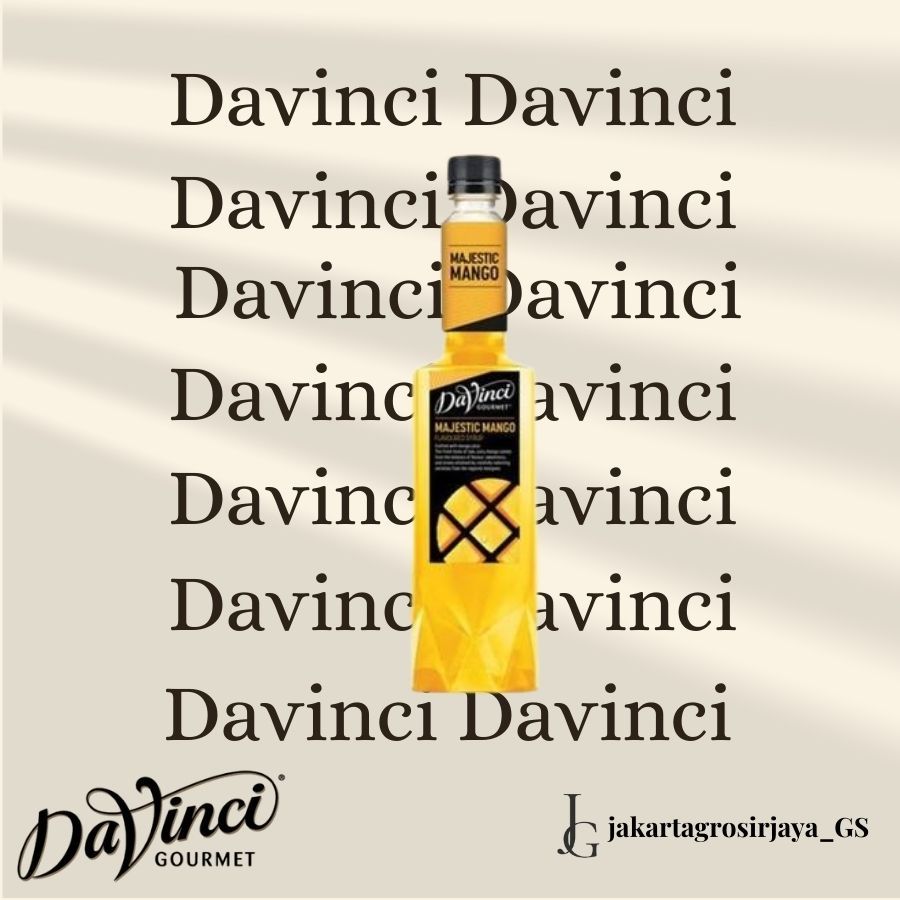 

Davinci Syrup Majestic Mango 750 ml - Sirup Rasa Mangga