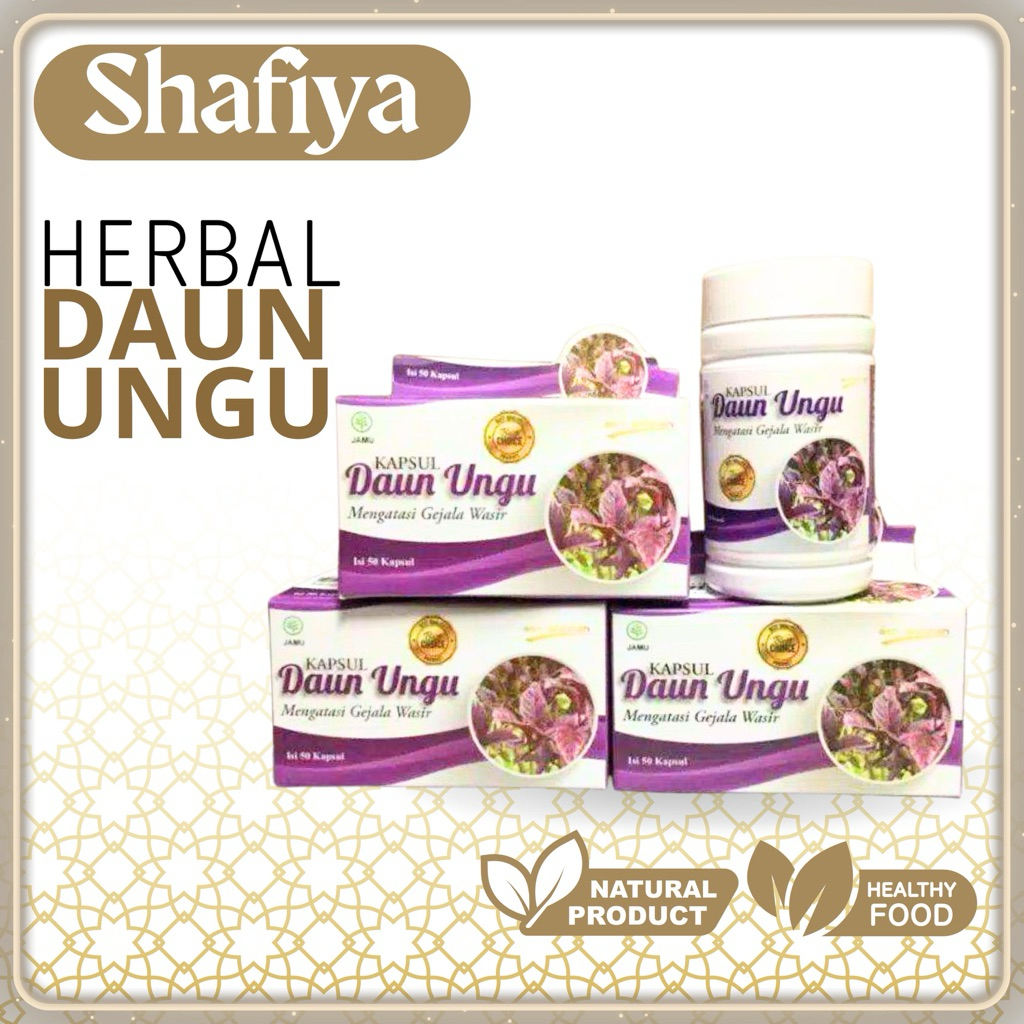 

Kapsul Herbal Daun Ungu Ash Shihhah - Obat Wasir Ambeyen Ampuh