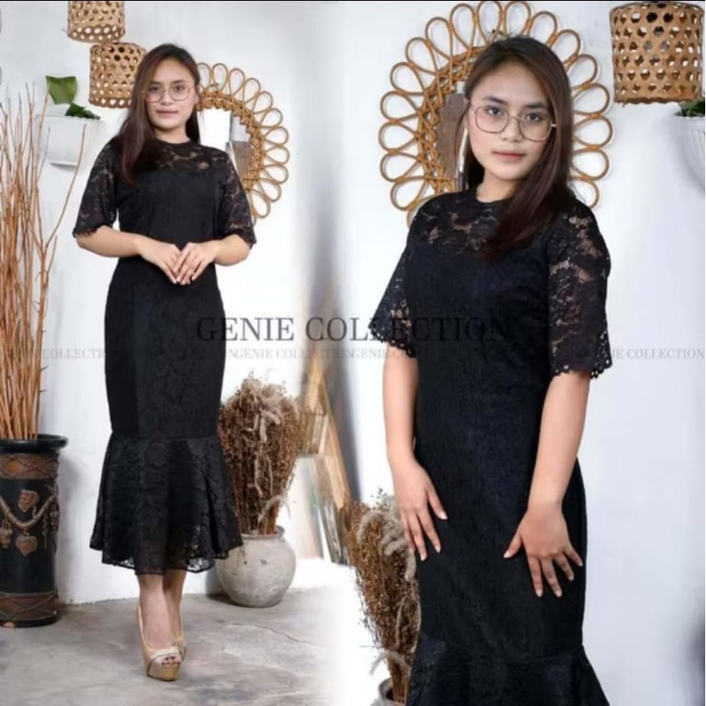 dress natal dress duyung kekinian/dress modern dress pesta dress kondangan/dress brukat