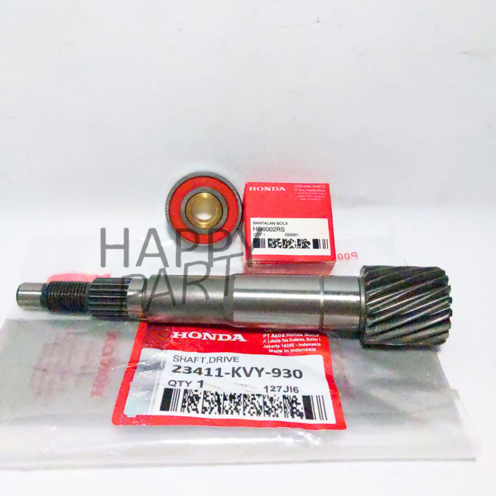 AS PULLY KVY HONDA BEAT KARBU, SCOOPY KARBU, SPACY KARBU + laher bearing 6002 kuningan bak cvt