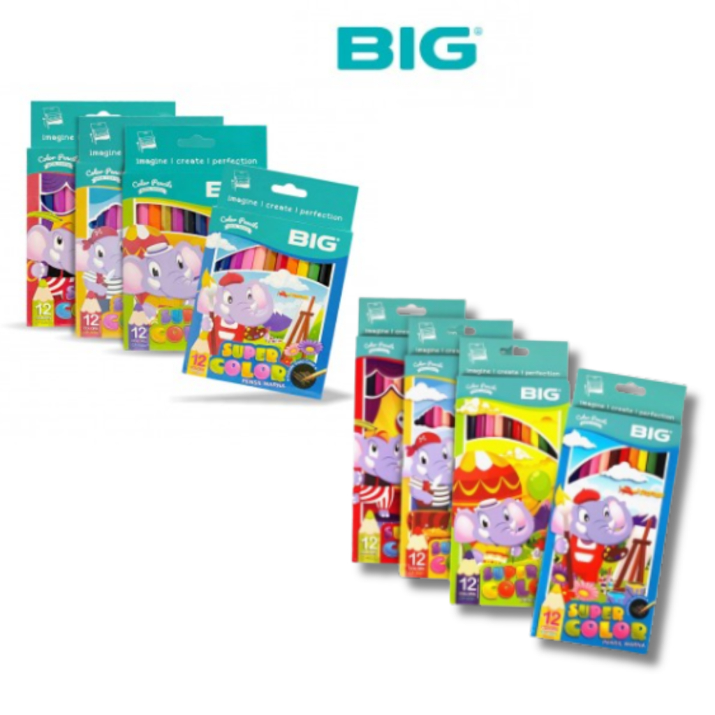 

Pensil Warna BIG 12 Warna Panjang/Pendek