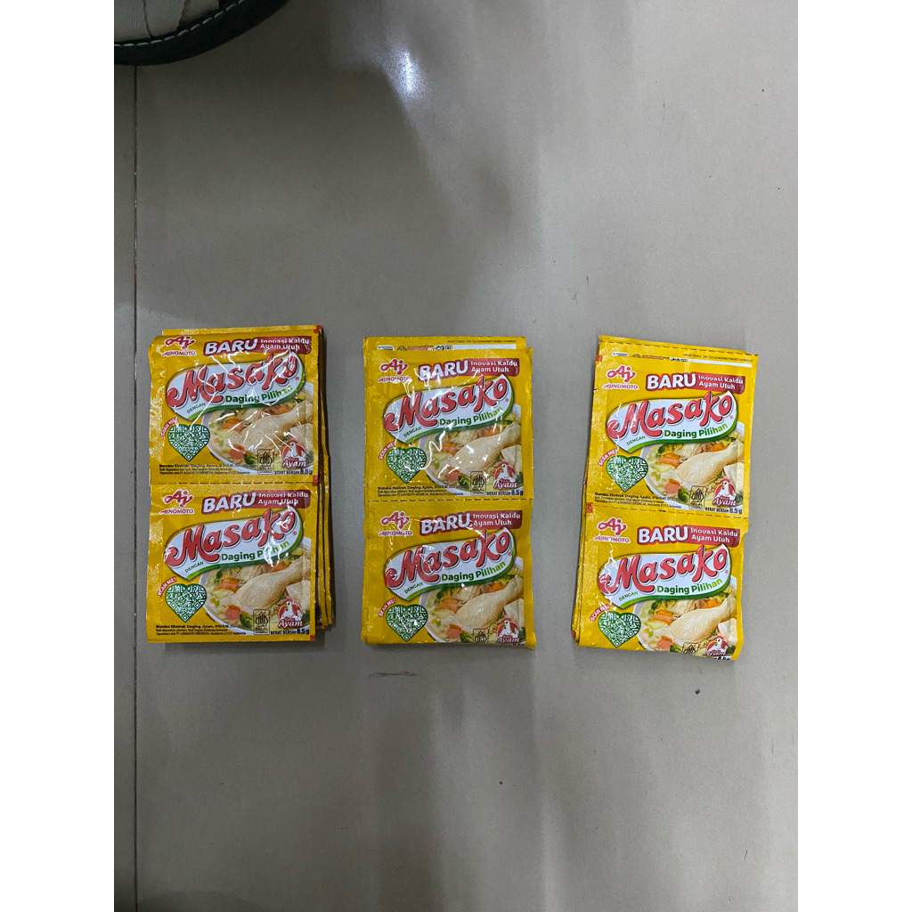 

(PER 12 BIJI) MASAKO Kaldu Ayam 8,5gr 1Renceng 12pcs