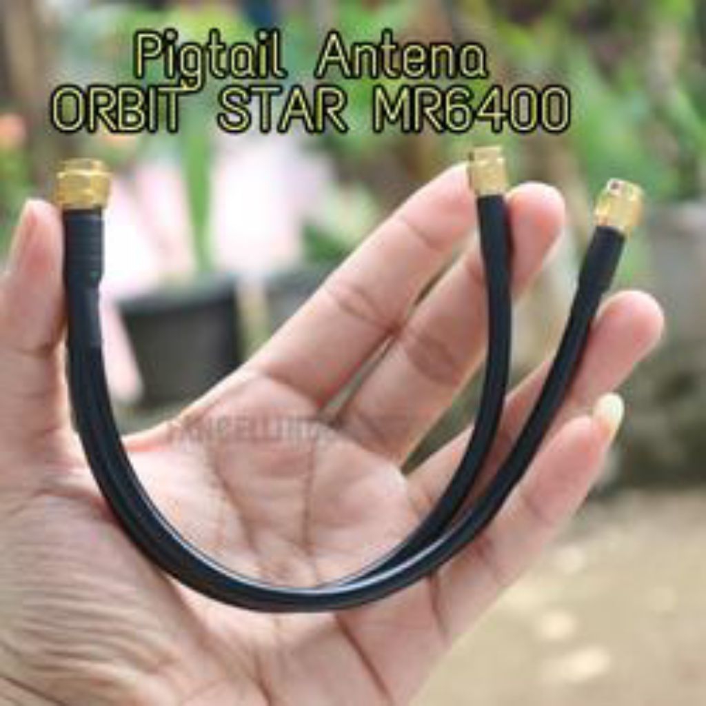 Pigtail Router Modem MR6400,Huawei Dual Port SMA to RPSMA Female  Alat Antena Sinyal