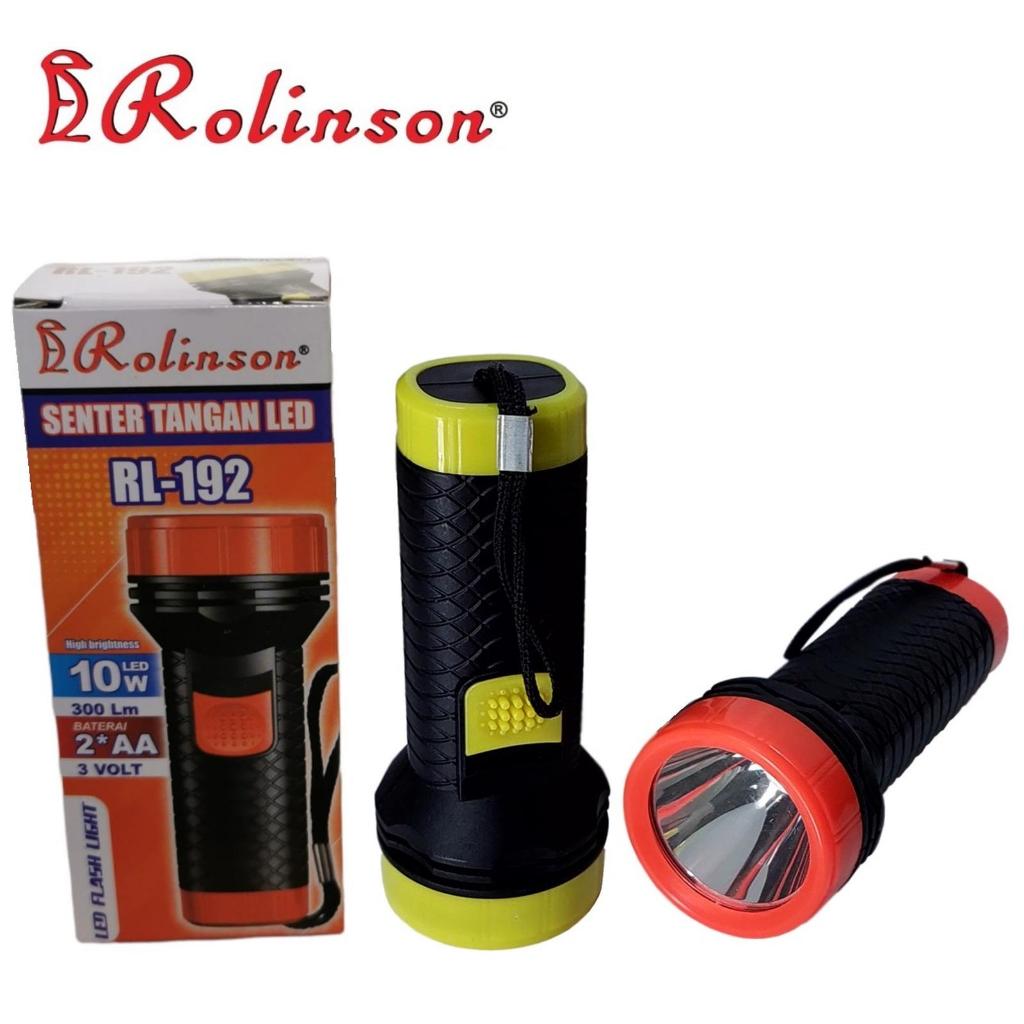 GrosirDotCom - Senter Tangan LED 10 Watt Rolinson RL-192 Senter Baterai Murah