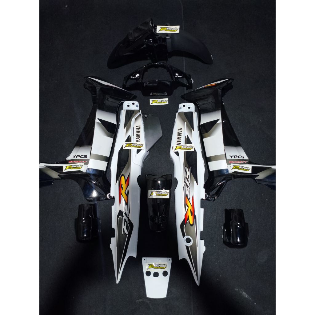 CoverBody Fizr Full Set Halus Body Fizr Ardhat Hitam Putih 2001 Body Set Halus Yamaha Fizr F1zr