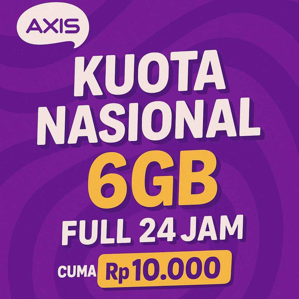 VOUCER PAKET DATA AXIS NASIONAL INTERNET