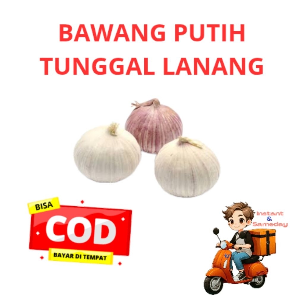 

Bawang Putih Tunggal Lanang Fresh