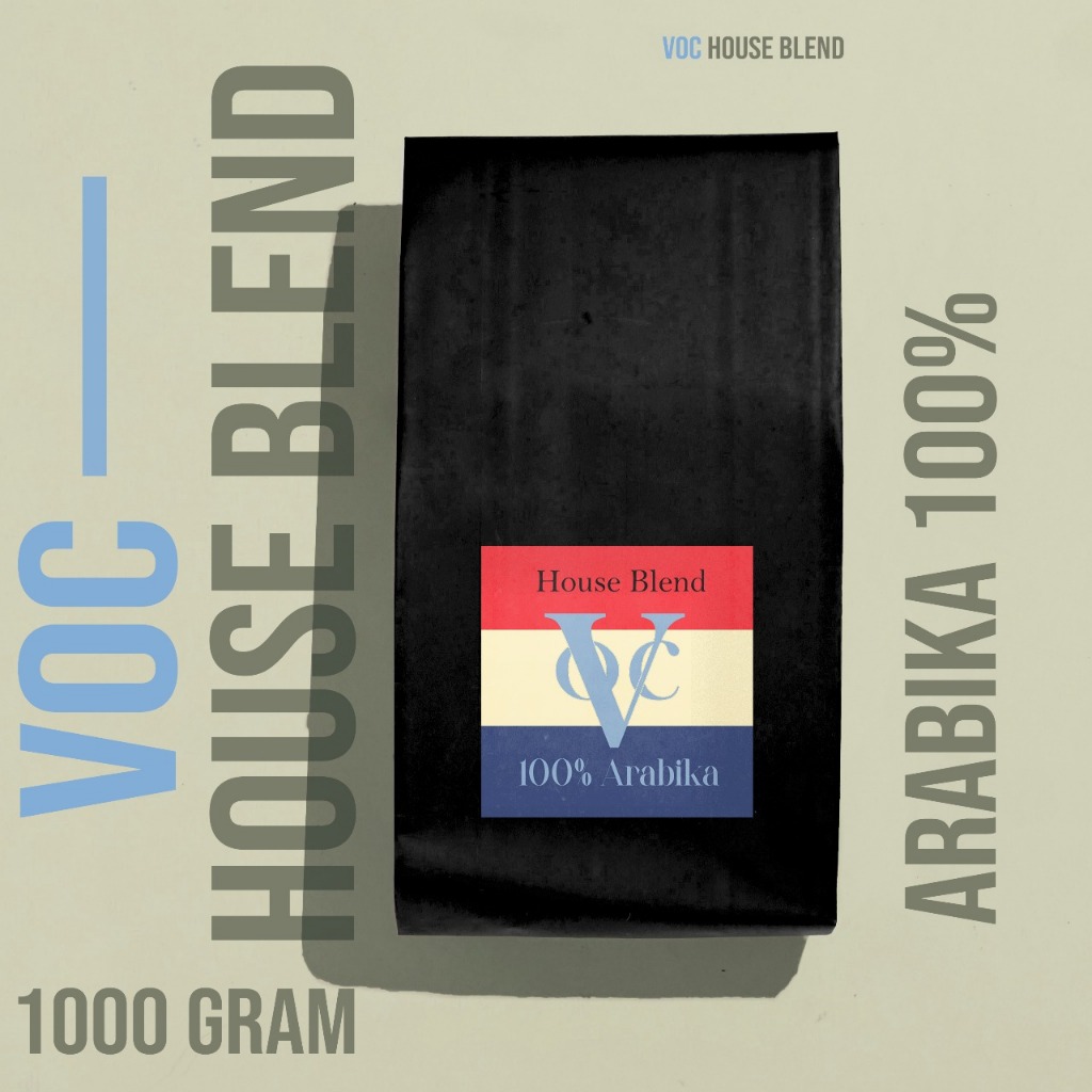 

VOC House Blend Arabika Robusta – House Blend 1kg |100% Arabika | Pahit Sejarah, Manisnya Kemerdekaan dalam Kopi