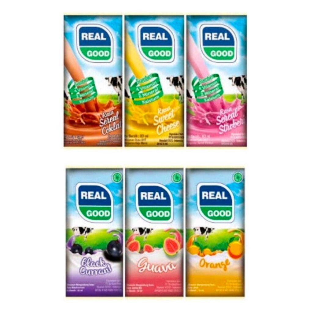 

10 pcs susu bantal real good - susu uht rasa buah