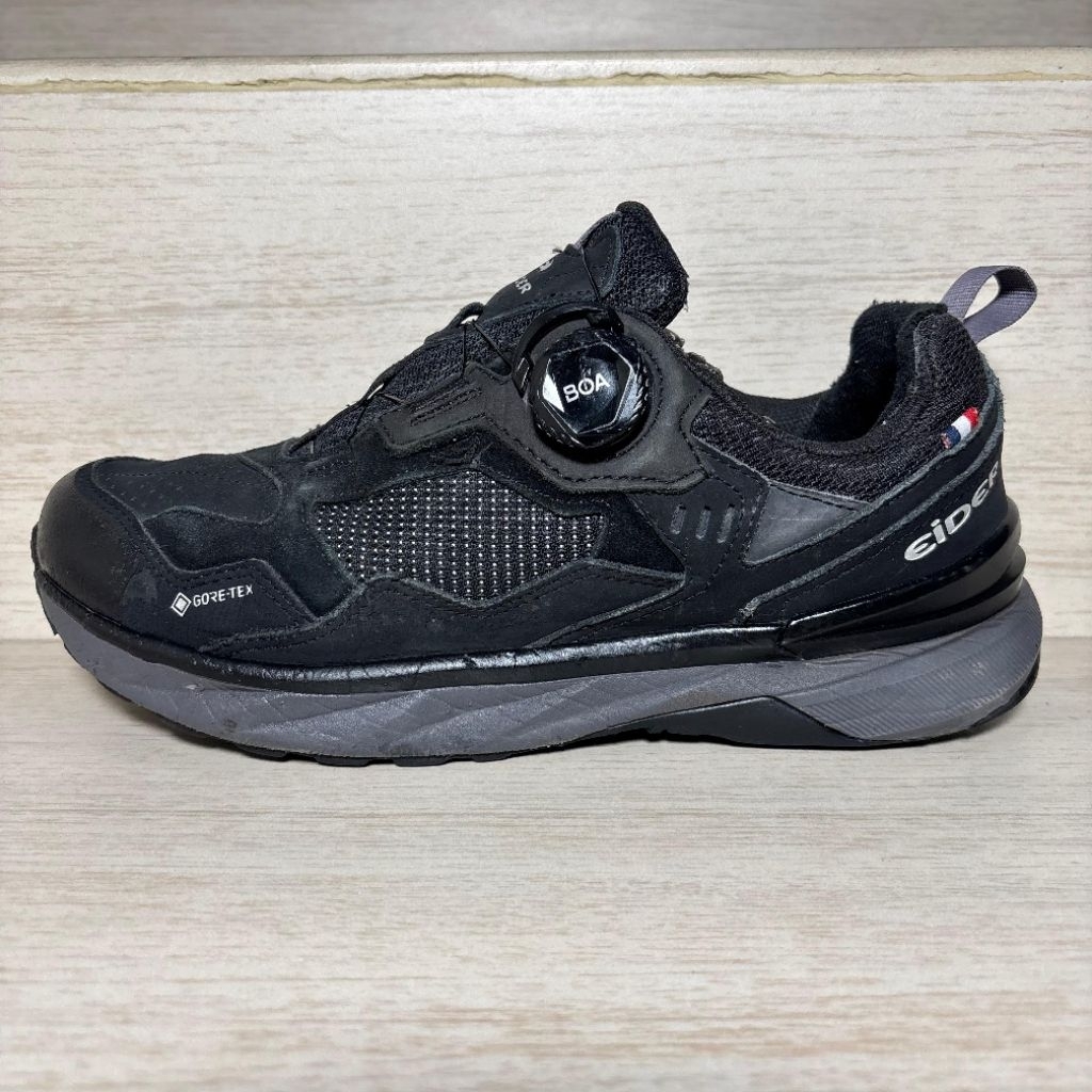 SEPATU OUTDOOR  TREKKING HIKING & RUNNING EIDER BOA SYSTEM / TALI PUTAR SECOND ORIGINAL  [ MURAH ]